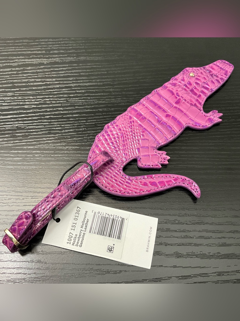 Brahmin Melika (Alligator) DEWBERRY MELBOURNE Leather Luggage Tag